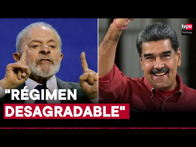 Lula tilda gobierno de Nicolás Maduro de "desagradable", con "sesgo autoritario"