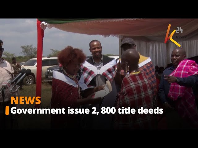 ⁣Relief for Olosokoni residents as government issue 2, 800 title deeds