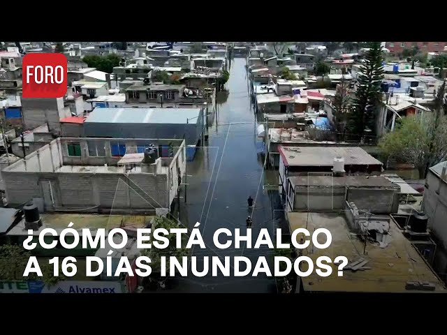 ⁣Inundaciones en Chalco: ¿Cómo se encuentra la situación en Chalco a 16 días? - Sábados de FORO