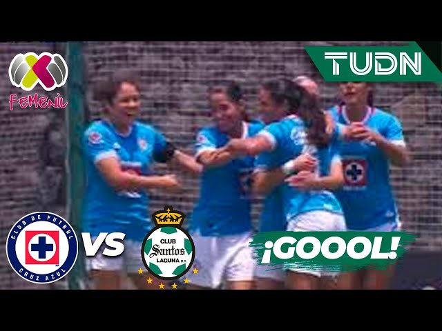 ¡Cabezazo de Gutiérrez y llegó el segundo! | Cruz Azul 2-0 Santos | Liga Mx Femenil AP2024-J5 | TUDN