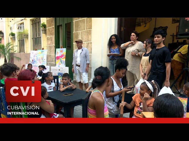 ⁣Talleres de verano enseñan las artes plásticas a niños de la Habana Vieja