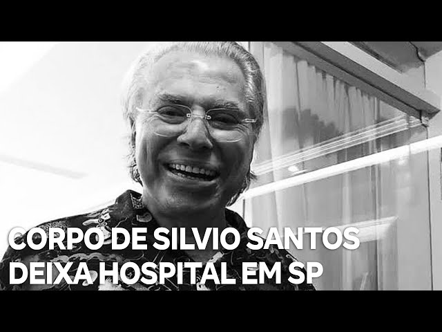 Corpo de Silvio Santos deixa hospital em São Paulo