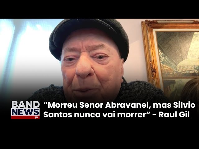 ⁣Raul Gil repercute a morte de Silvio Santos | BandNews TV