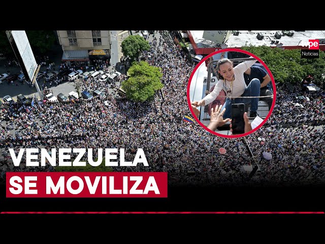 Venezuela: realizan multitudinaria marcha contra el gobierno de Nicolás Maduro