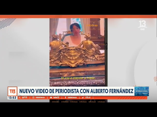 Nuevo video de periodista Tamara Pettinato con Alberto Fernández