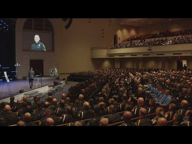 ⁣Fort Worth Police Sergeant Billy Randolph's Funeral: FULL CEREMONY