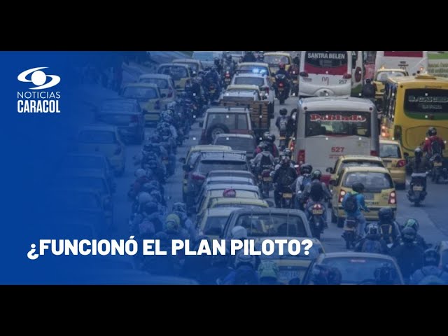 ⁣Plan piloto de pico y placa en salidas de Bogotá se realizó por primera vez en la capital