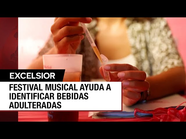 Festival musical en España aplica test para detectar bebidas adulteradas