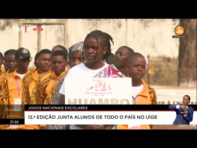 Jogos nacionais escolares - 12ª edição junta alunos de todo o país