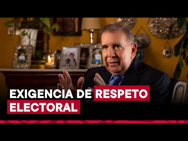 Edmundo Gonzáles: "donde hoy se encuentre un venezolano sé que hay alguien luchando"