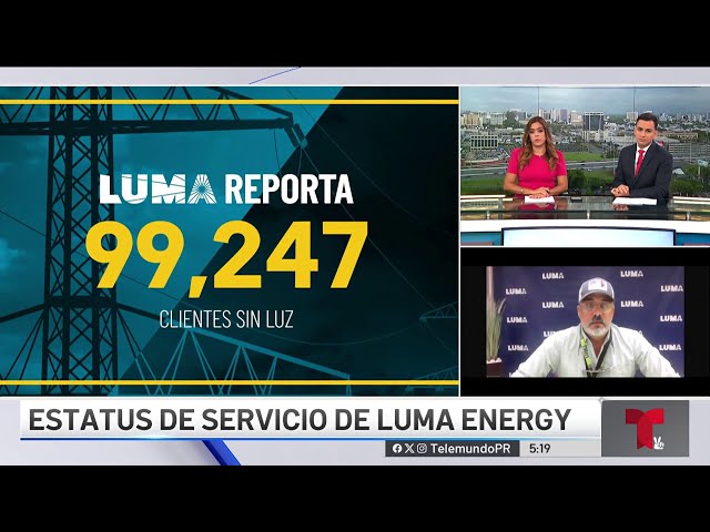 ⁣El proceso de recuperación "no es tan sencillo", dice representante de LUMA