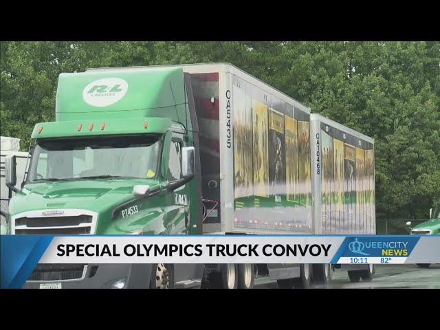 ⁣Law enforcement, truckers raised money and awareness for Special Olympics athletes