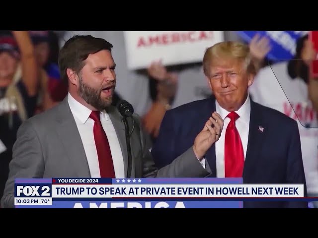 ⁣Donald Trump to hold private event in Howell next week.