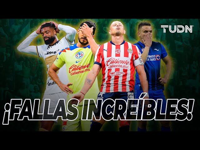 ¡Fallotas para no creerse en la Liga MX! ¡Una película de terror! | TUDN