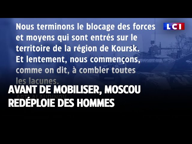 Avant de mobiliser, Moscou redéploie des hommes