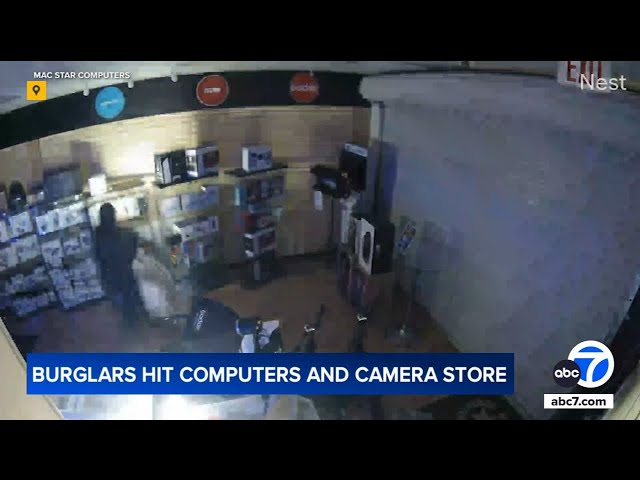 ⁣Suspects ransack Anaheim computer store