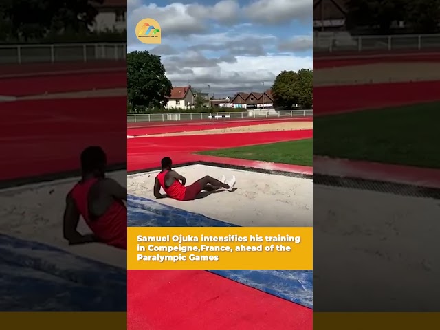 ⁣Samuel Ojuka intensifies his training in Compeigne, France, ahead of the Paralympic Games