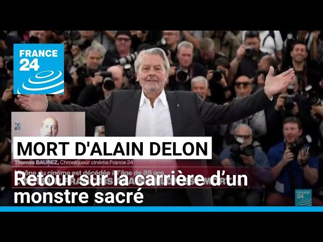 ⁣Mort d'Alain Delon : retour sur une carrière de légende • FRANCE 24