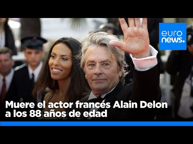 ⁣Muere Alain Delon a los 88 años de edad: Adiós a una leyenda del cine francés