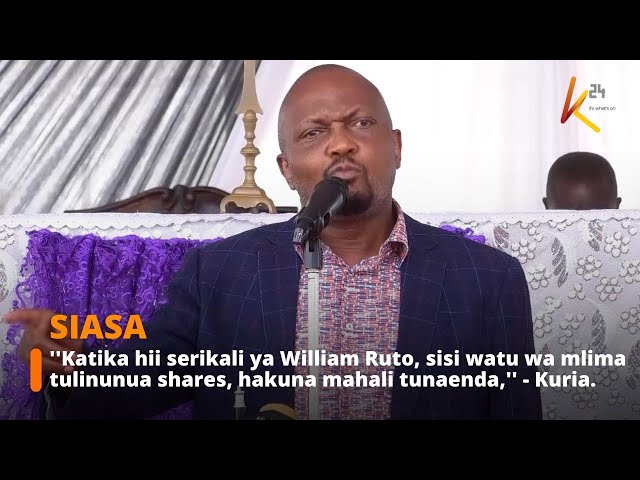 ⁣Former C.S Moses Kuria Affirms Mt. Kenya's Support for Ruto Amid Government Changes