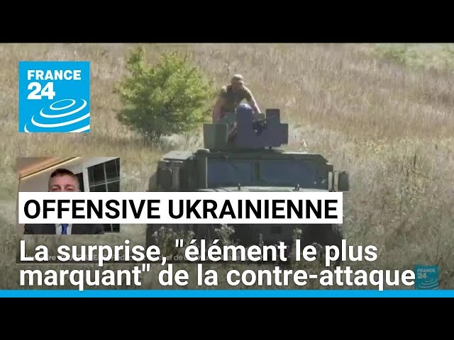 ⁣L'offensive "a surpris la Russie qui s'est retrouvée à contre-pied", explique Al