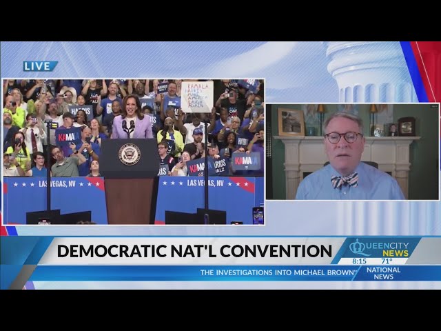 ⁣Harris tasked with keeping up Dem momentum at DNC