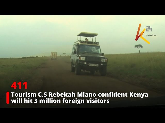 ⁣C.S Rebekah Miano confident Kenya will hit 3 million foreign visitors