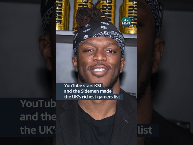 ⁣YouTube stars KSI and the Sidemen made the UK’s richest gamers list from the Sunday Times | ITV News