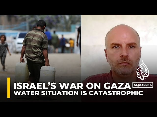 ⁣Gaza’s water crisis catastrophic amid ongoing war and severe shortages: UNRWA’s Sam Rose