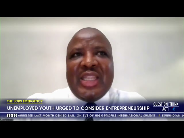 ⁣Unemployed youth urged to consider entrepreneurship