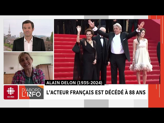 ⁣L'acteur français Alain Delon est décédé à l'âge de 88 ans | D'abord l'info