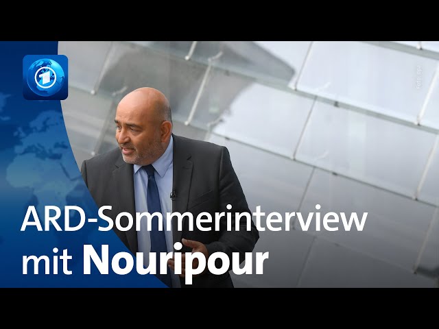 ARD-Sommerinterview mit Grünen-Chef Omid Nouripour