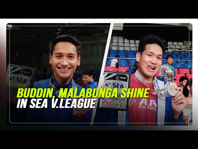 ⁣Buddin, Malabunga discuss their individual awards in SEA V.League | ABS-CBN News