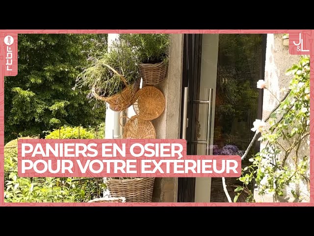 ⁣Paniers en osier déco pour votre extérieur | Jardins et Loisirs