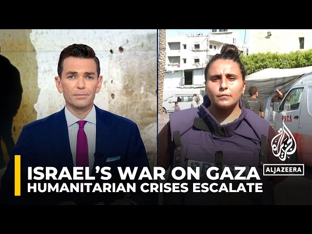 ⁣Gaza war: Humanitarian crises escalate as Israel's forced evacuations shrink ‘safe zones’