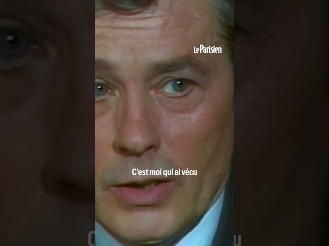 Quand Alain Delon se confiait sur le choix de son épitaphe il y a 35 ans