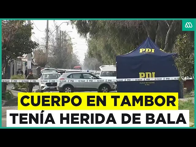 ⁣Ajuste de cuentas: Cuerpo hallado en tambor tenía herida de bala