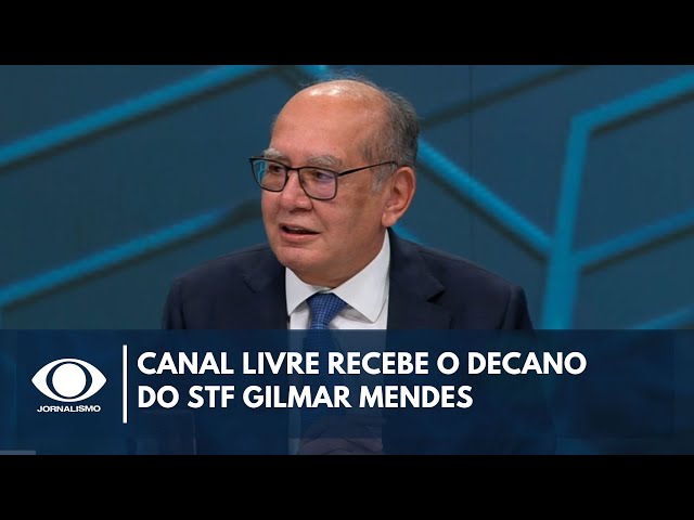 Canal Livre entrevista Gilmar Mendes neste domingo (18)