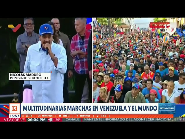 Multitudinarias marchas en Venezuela y el mundo