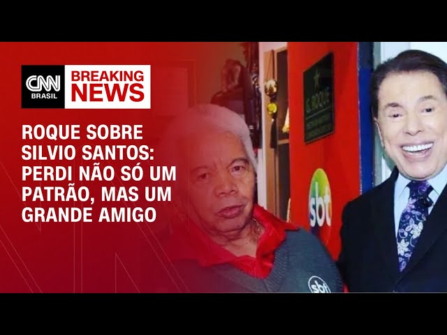 ⁣Roque sobre Silvio Santos: Perdi não só um patrão, mas um grande amigo | AGORA CNN