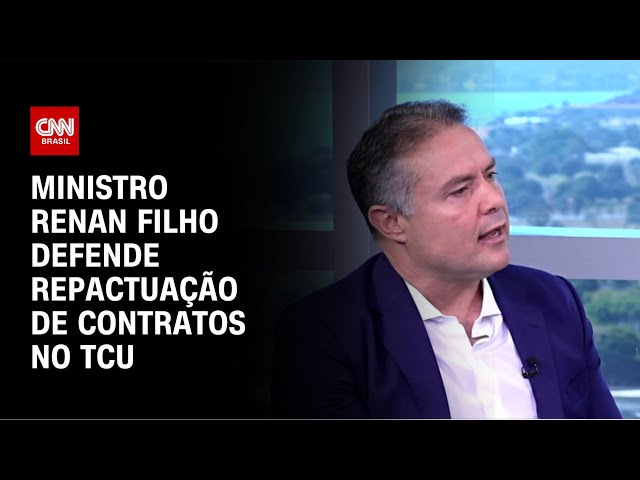 Ministro Renan Filho defende repactuação de contratos no TCU | CNN ENTREVISTAS