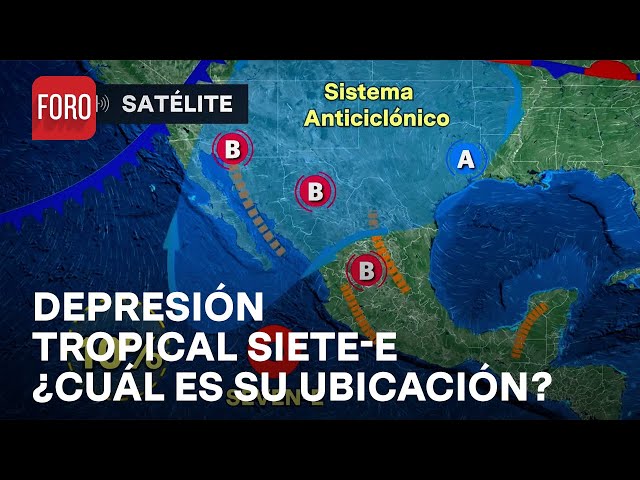 Se forma depresión tropical Siete-E en el Pacífico - Las Noticias