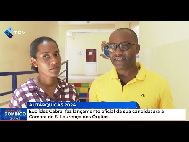 ⁣Euclides Cabral faz lançamento oficial da sua candidatura à Câmara de São Lourenço dos Órgãos