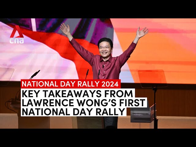 National Day Rally 2024: Key takeaways from Lawrence Wong's speech