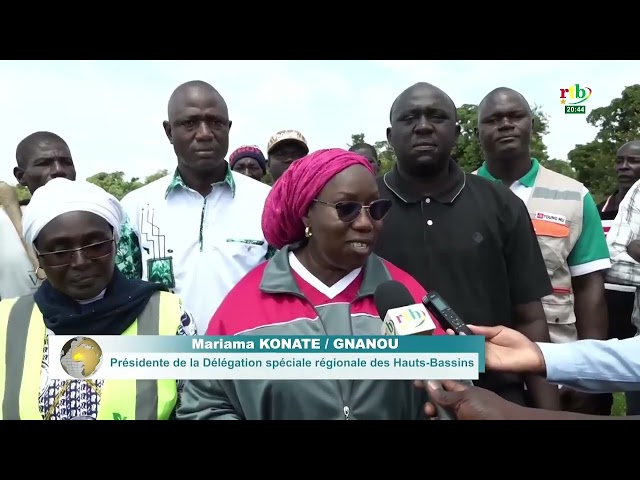 ⁣Campagne agricole humide : la présidente de la délégation spéciale des Hauts-Bassins fait le constat