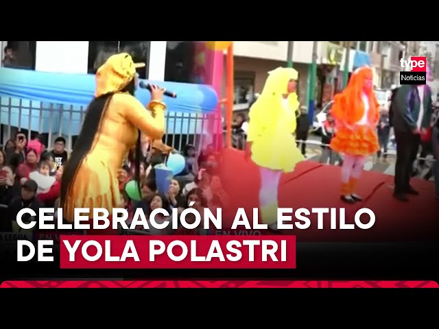 Celebración por el Día del NIño homenajeando a Yola Polastri