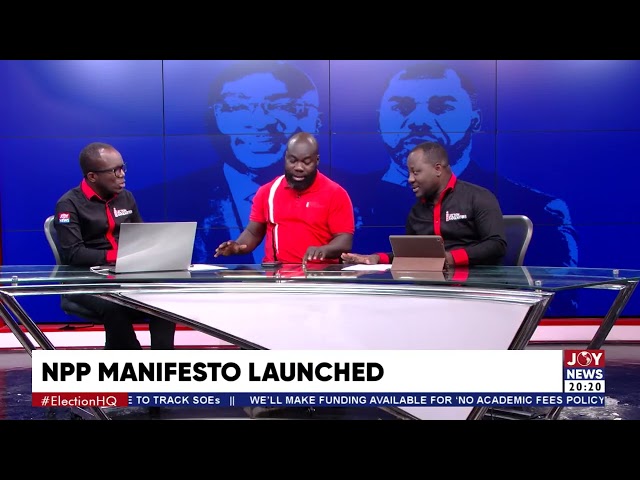 ⁣NPP Manifesto Launch: Evans Mensah, Winston Amoah & Raymond Acquah scrutinize Bawumia's man