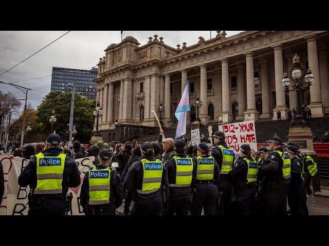 ⁣‘Incredibly ugly’: Eggs and water balloons thrown at Women Will Speak rally participants