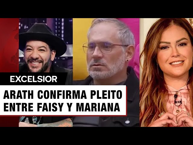 ⁣Arath de la Torre da más detalles del pleito entre Mariana Echeverría y Faisy