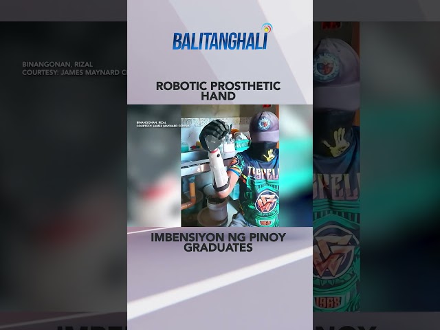 ⁣Project para sa amputees ng Computer Engineering graduates! #shorts | Balitanghali